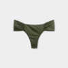 Draped Brazilian Swimsuit Bottom Shiny Satin Draped Brazilian Swimsuit Bottom Shiny Satin