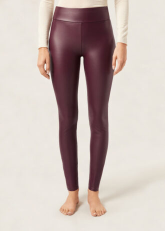 Faux Leather Thermal Leggings Faux Leather Thermal Leggings