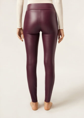 Faux Leather Thermal Leggings Faux Leather Thermal Leggings