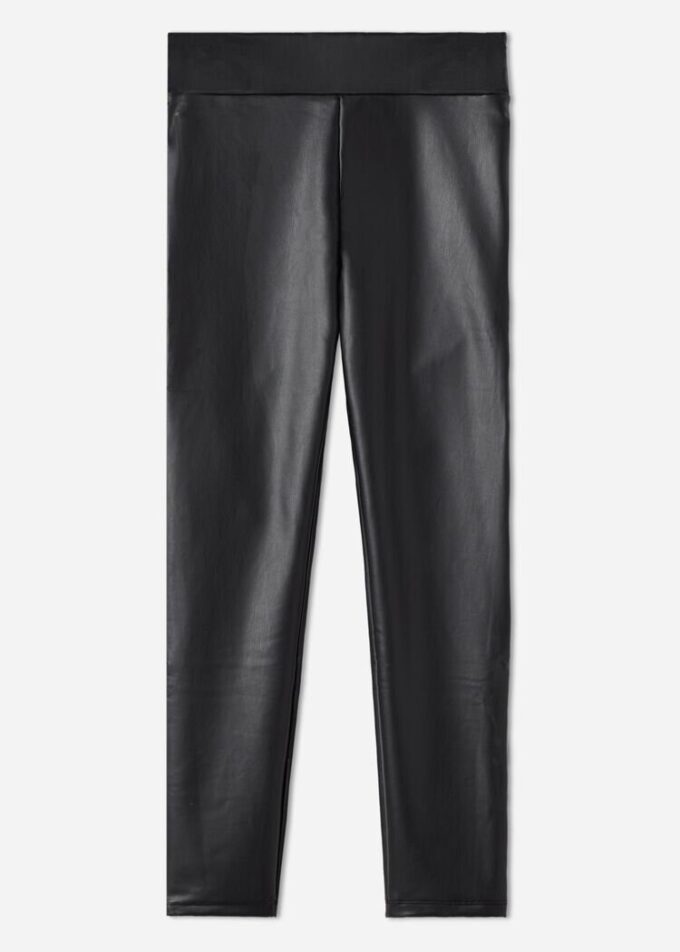 Faux Leather Thermal Leggings Faux Leather Thermal Leggings
