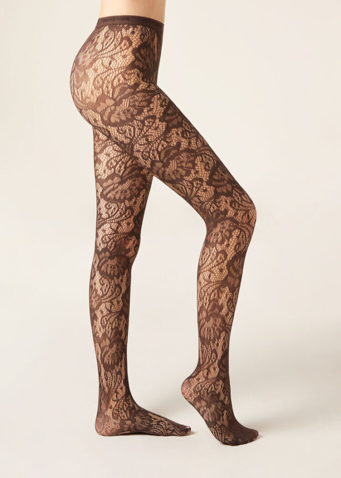 Floral Fishnet Tights Floral Fishnet Tights