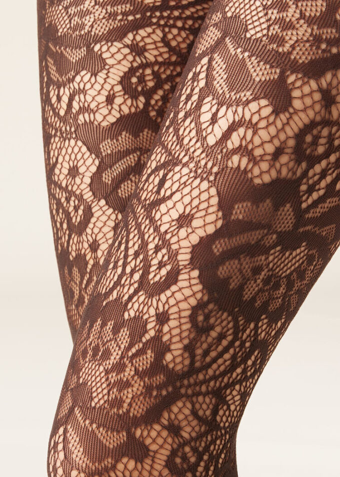 Floral Fishnet Tights Floral Fishnet Tights