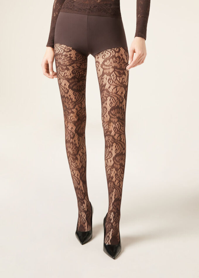 Floral Fishnet Tights Floral Fishnet Tights