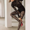 Floral Fishnet Tights Floral Fishnet Tights