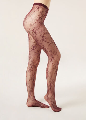 Floral Lace Tights