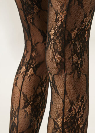 Floral Lace Tights