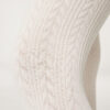 Girls Cable Knit Thermal Tights