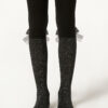 Girls’ Cotton Longuette Tights