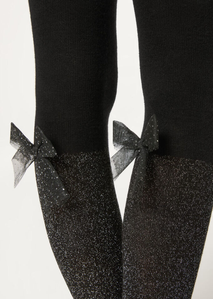 Girls’ Cotton Longuette Tights