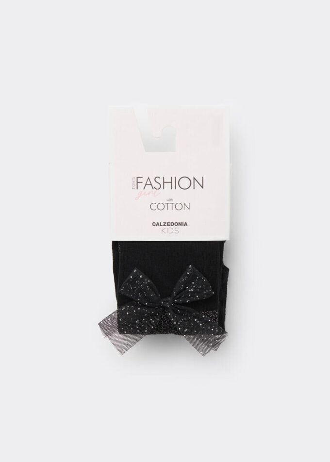 Girls’ Cotton Longuette Tights