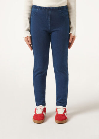 Girls’ Thermal Denim Leggings