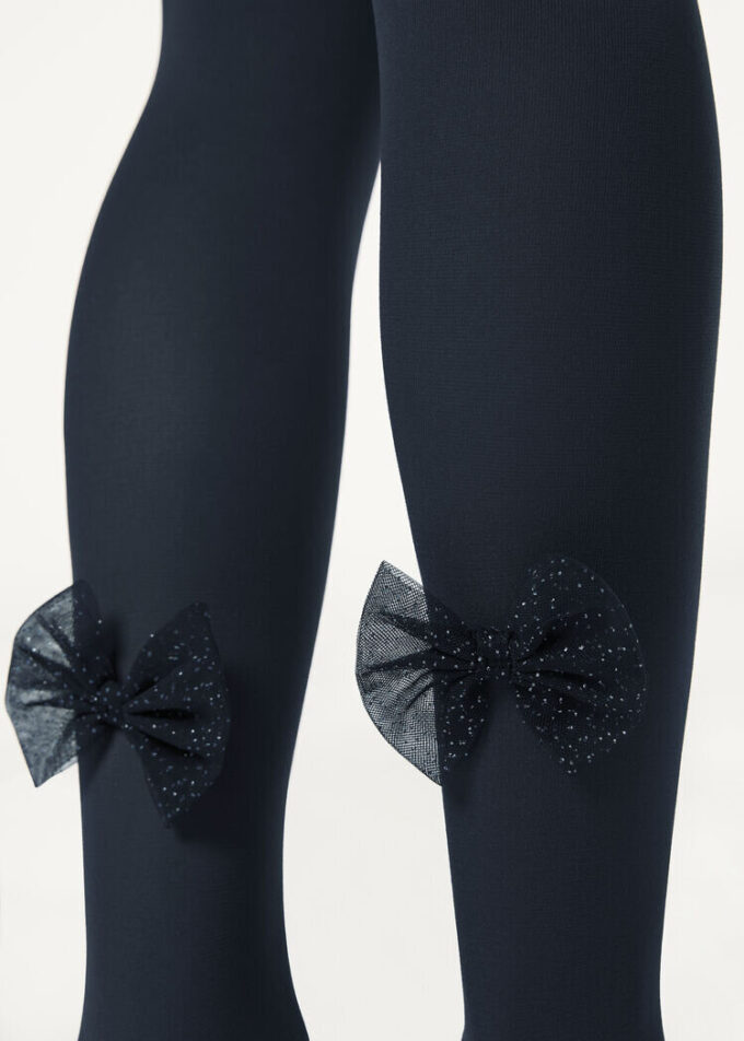 Girls’ Tights with Bow Girls’ Tights with Bow