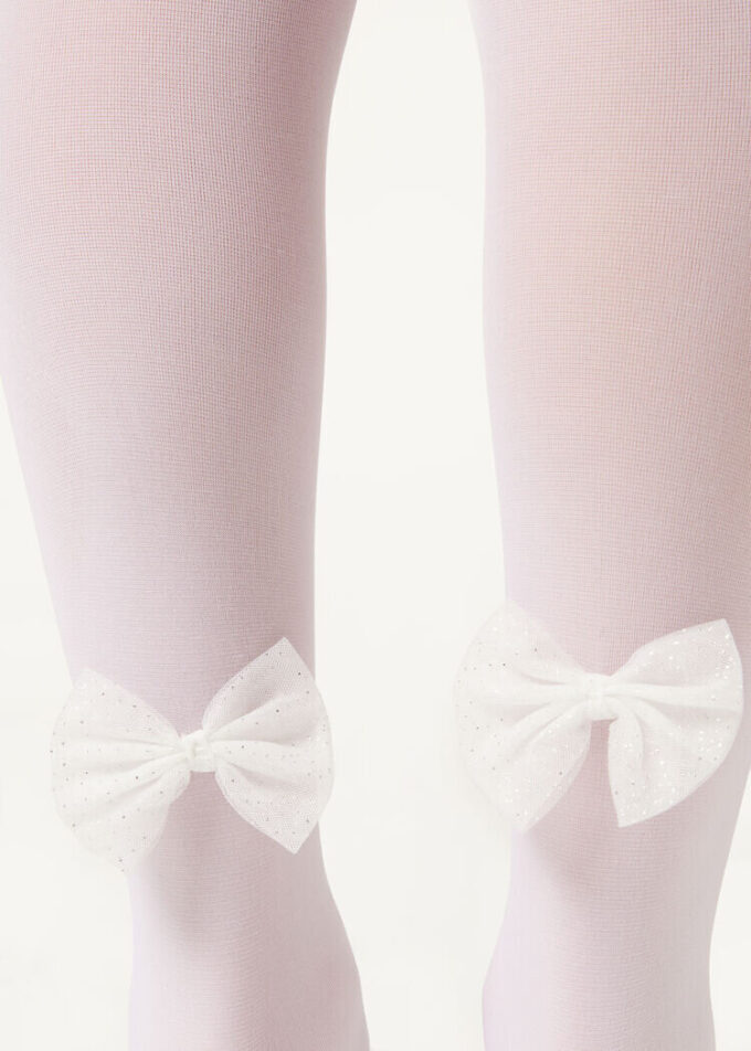 Girls’ Tights with Bow Girls’ Tights with Bow