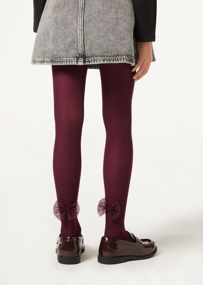 Girls’ Tights with Bow Girls’ Tights with Bow