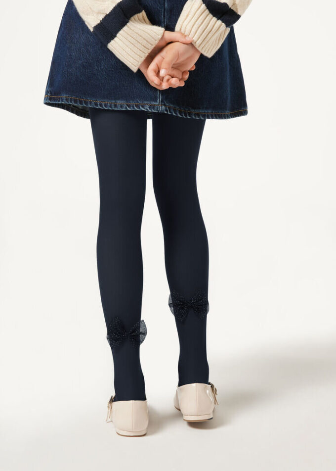 Girls’ Tights with Bow Girls’ Tights with Bow