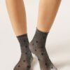 Glitter and Hearts Sheer Socks