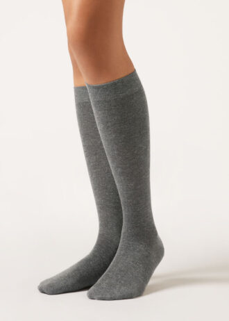 Glitter Long Socks with Cashmere Glitter Long Socks with Cashmere