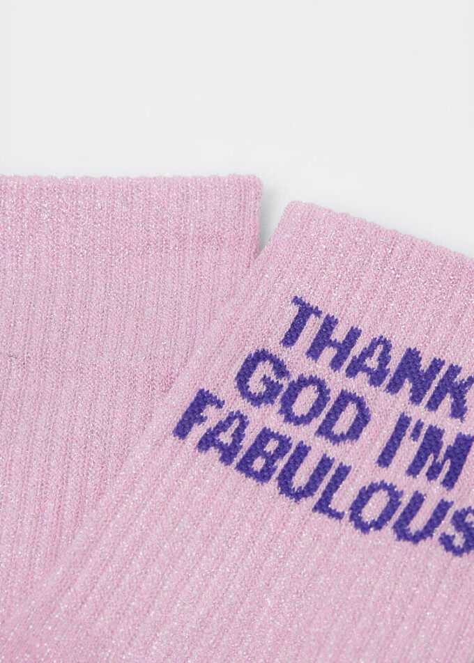 Glitter Message Socks Glitter Message Socks