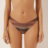 Golden Chevron Brazilian Swimsuit Bottoms Golden Chevron Brazilian Swimsuit Bottoms