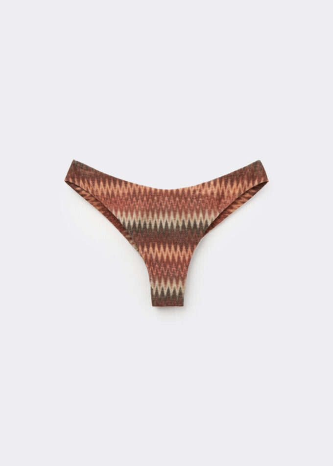 Golden Chevron Brazilian Swimsuit Bottoms Golden Chevron Brazilian Swimsuit Bottoms