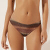 Golden Chevron Swimsuit Bottoms