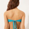 Graduated Padded Bandeau Swimsuit Top Shiny Satin Graduated Padded Bandeau Swimsuit Top Shiny Satin