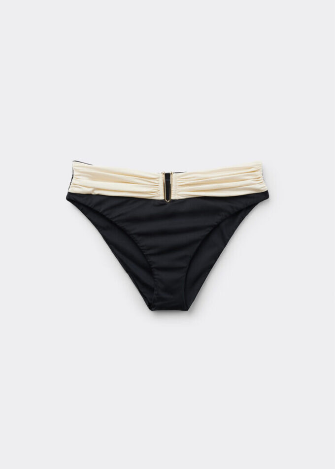 High-Rise Swimsuit Bottom Elegant Bicolor