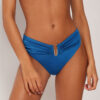 High Rise Swimsuit Bottom Shiny Satin