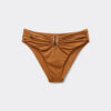 High Rise Swimsuit Bottom Shiny Satin