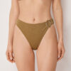 High-Waisted Brazilian Swimsuit Bottom Sophisticated Shine High-Waisted Brazilian Swimsuit Bottom Sophisticated Shine