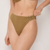 High-Waisted Brazilian Swimsuit Bottom Sophisticated Shine High-Waisted Brazilian Swimsuit Bottom Sophisticated Shine