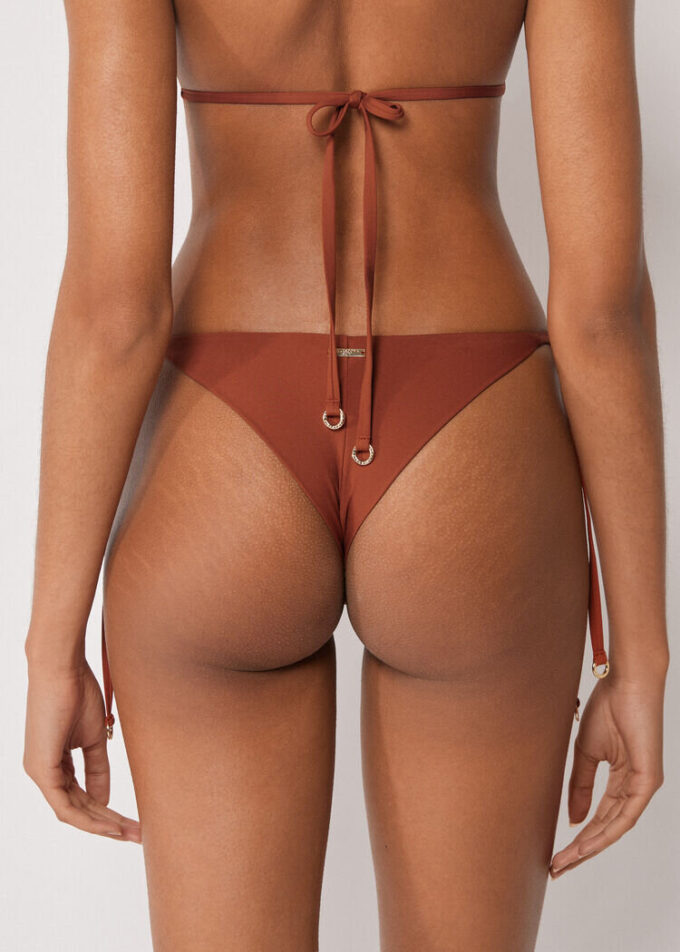 Laced Brazilian Swimsuit Bottom Premium Fit Laced Brazilian Swimsuit Bottom Premium Fit