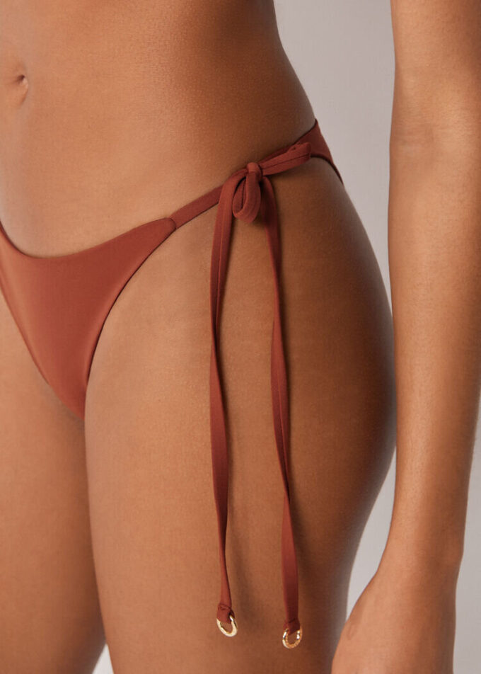 Laced Brazilian Swimsuit Bottom Premium Fit Laced Brazilian Swimsuit Bottom Premium Fit