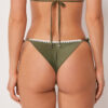 Laced Brazilian Swimsuit Bottom Refined Shine Laced Brazilian Swimsuit Bottom Refined Shine