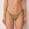 Laced Brazilian Swimsuit Bottom Sophisticated Shine Laced Brazilian Swimsuit Bottom Sophisticated Shine