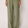 Linen and Viscose Palazzo Pants