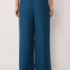 Linen and Viscose Palazzo Pants