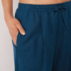 Linen and Viscose Palazzo Pants
