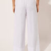 Linen and Viscose Palazzo Pants