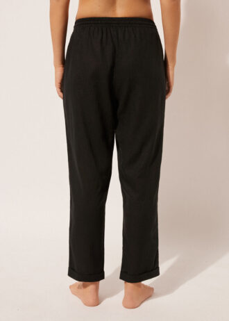 Linen and Viscose Pants