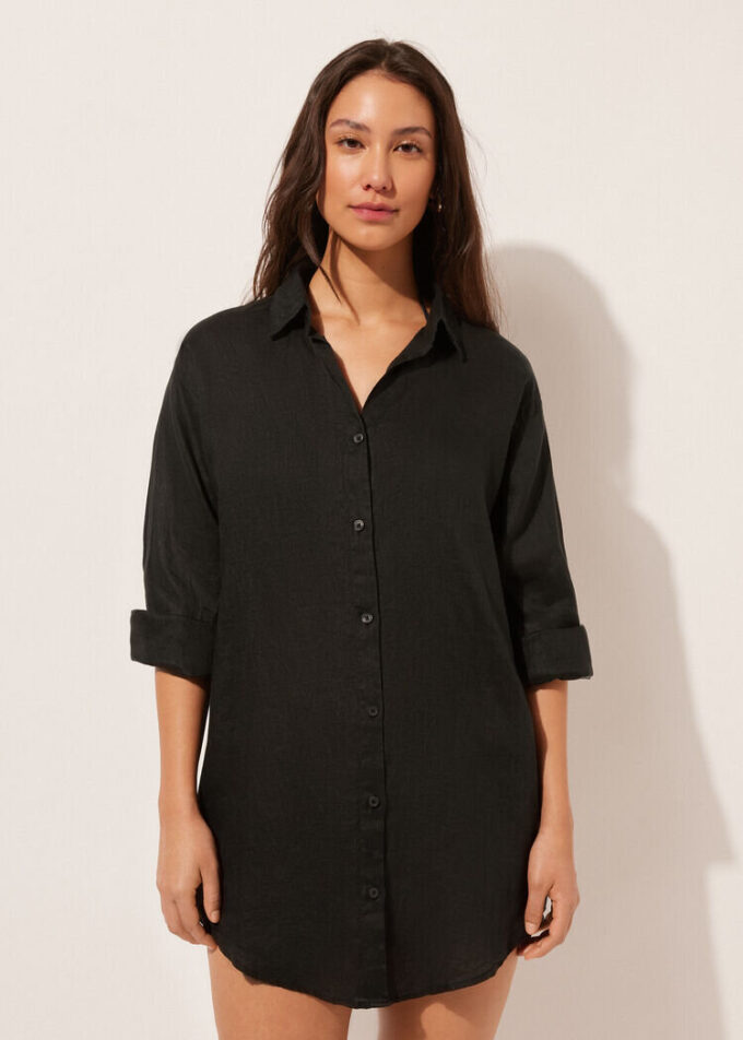 Linen Shirtdress Linen Shirtdress
