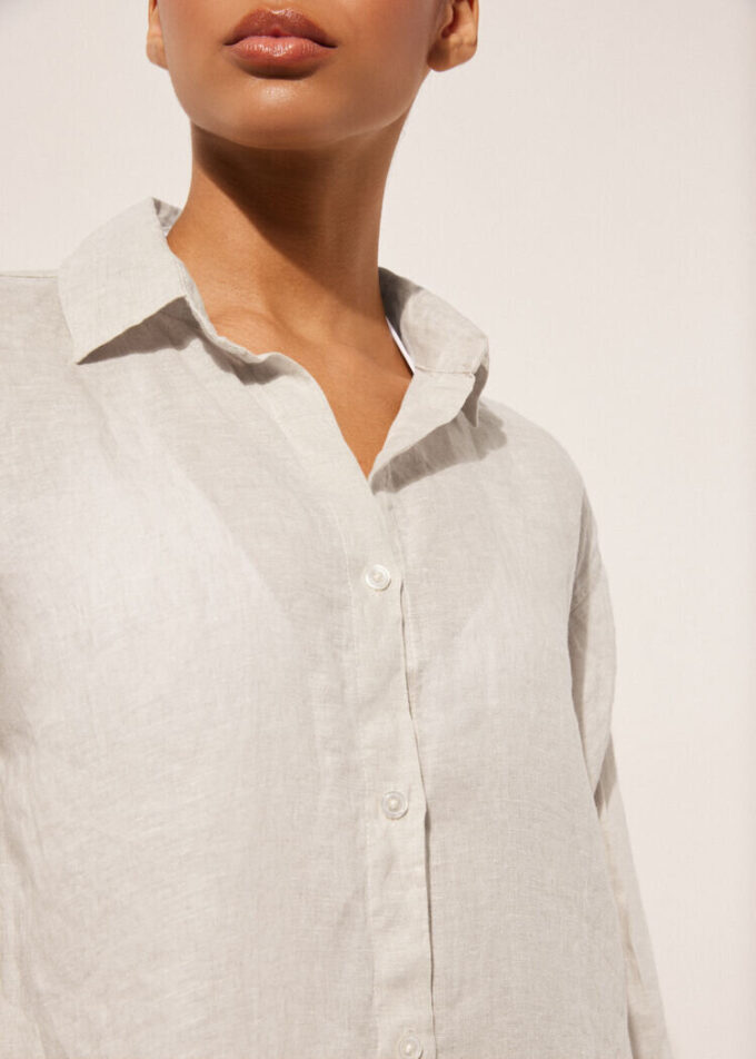 Linen Shirtdress Linen Shirtdress