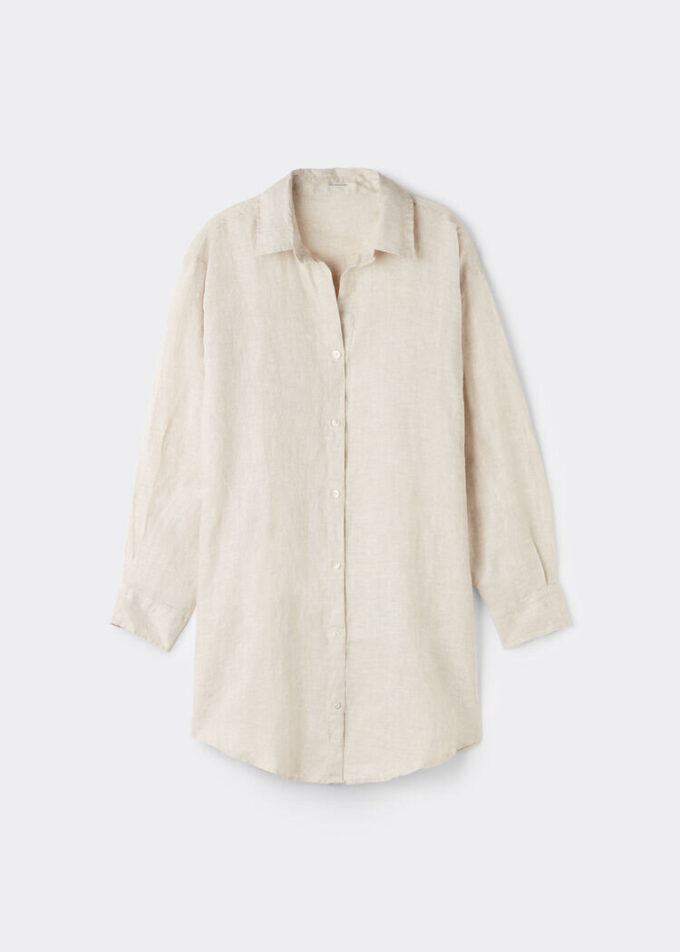 Linen Shirtdress Linen Shirtdress