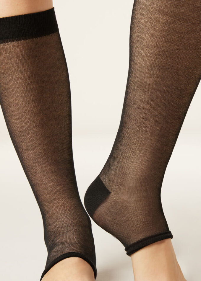 Long Open Toe Socks Long Open Toe Socks