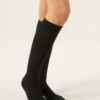 Long Ribbed Cashmere Socks
