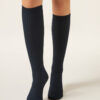 Long Ribbed Cashmere Socks