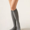 Long Ribbed Cashmere Socks