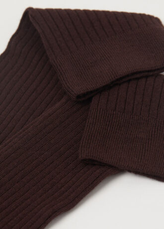 Long Ribbed Cashmere Socks Long Ribbed Cashmere Socks