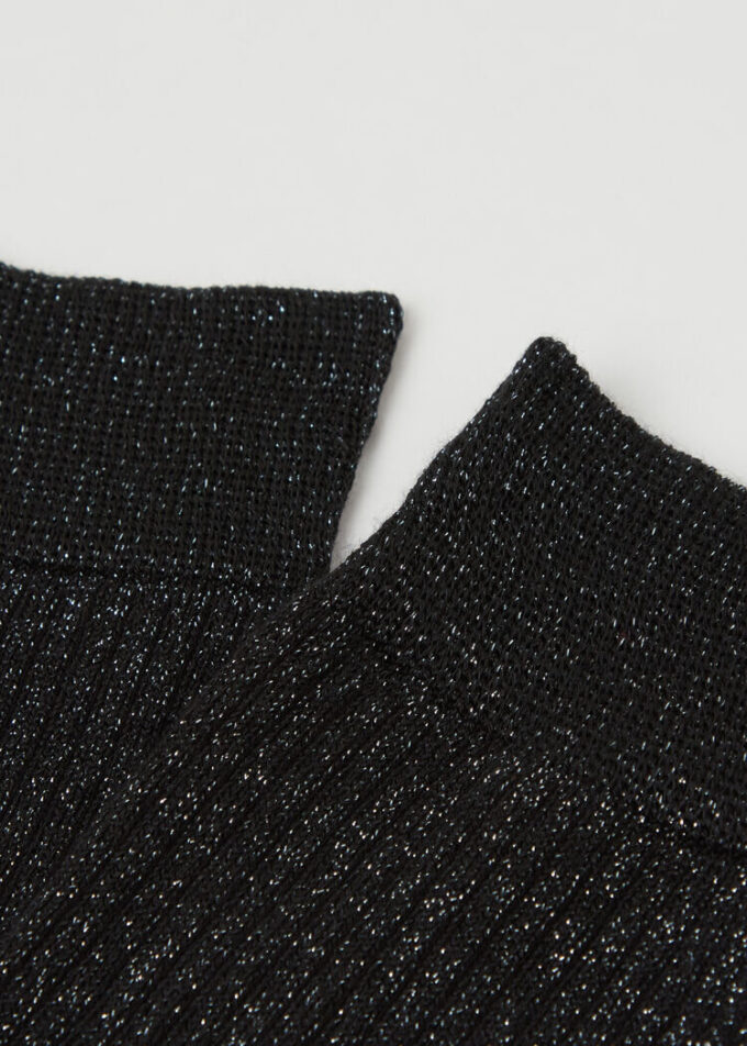 Long Ribbed Cotton Socks