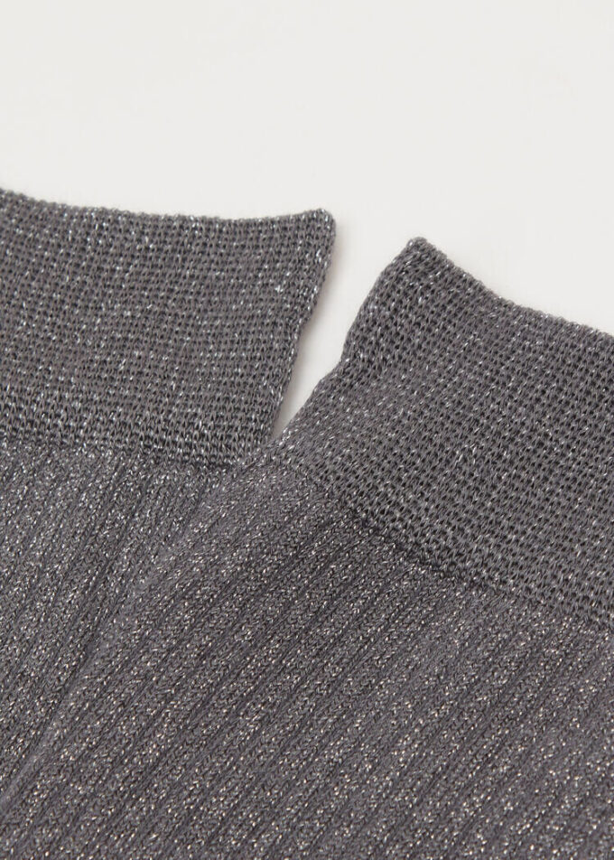 Long Ribbed Cotton Socks